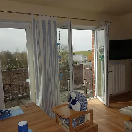 Meeresblick Norddeich Mit Balkon 아파트