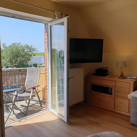 Meeresblick Norddeich Mit Balkon 아파트 노르덴
