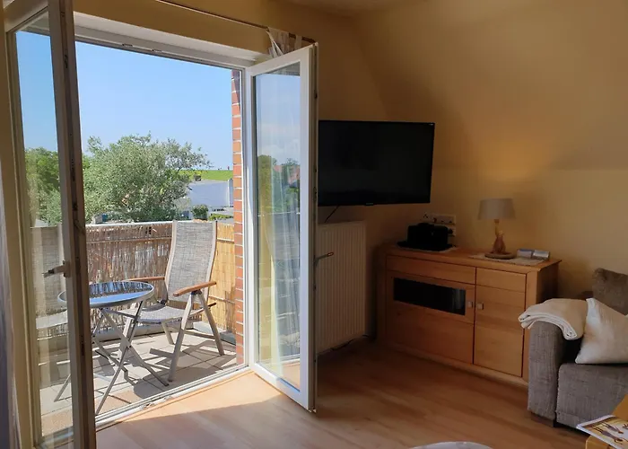 Meeresblick Norddeich Mit Balkon Daire Norden